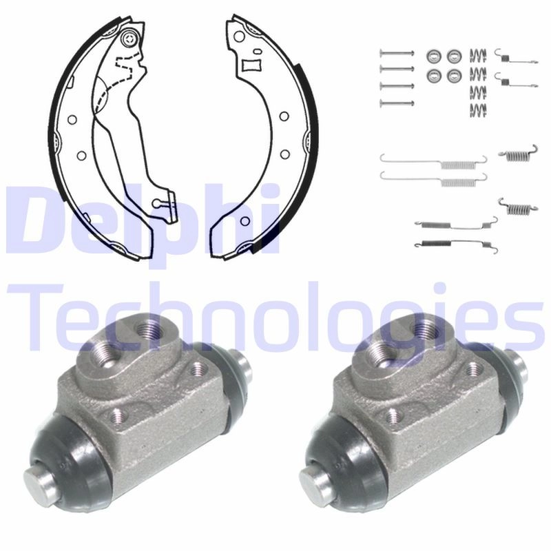 Тормозные колодки DELPHI 2JKHW 9 741 3273460077159 932417