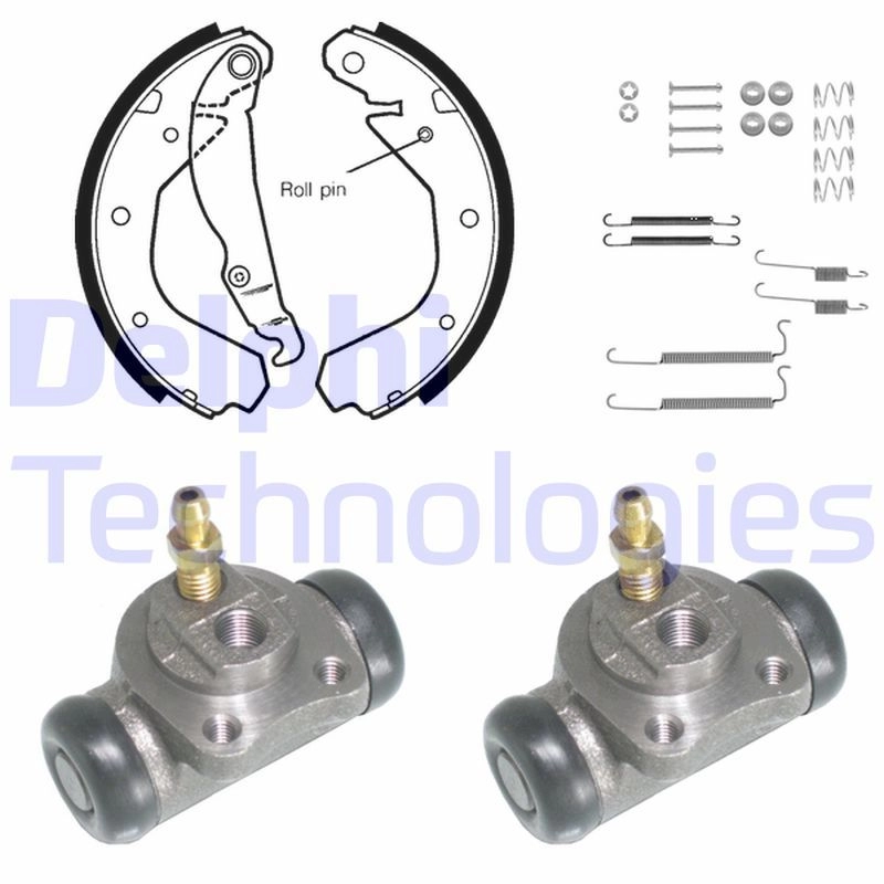 Тормозные колодки DELPHI 743 3273460077319 932419 897 GMC изображение 0