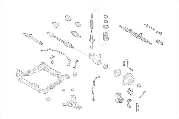 Подвеска колеса DELPHI NI RLW OE-FORD-000001305-F 1425095717