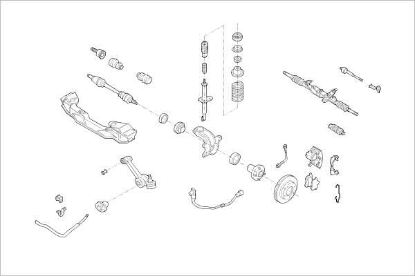 Подвеска колеса DELPHI OJ 6DM 1425095729 OE-FORD-000001343-F