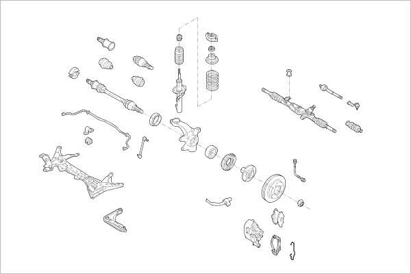 Подвеска колеса DELPHI N0S4T FA OE-FORD-000003896-F 1425095759