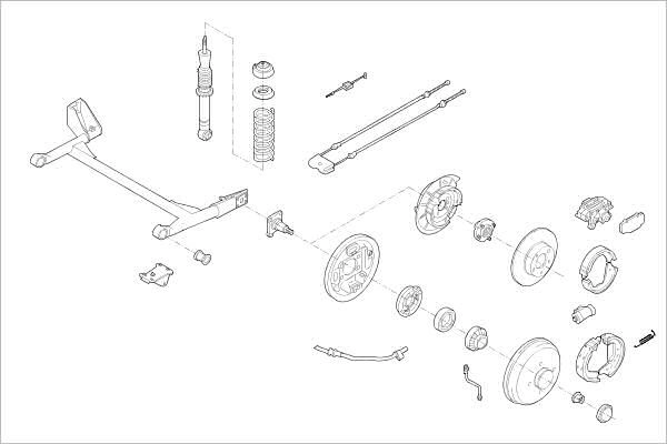 Подвеска колеса DELPHI 1425095818 OE-FORD-000005175-R PI7LFH 1 изображение 0