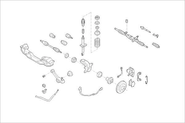 Подвеска колеса DELPHI G VEGQ OE-FORD-000005182-F 1425095827