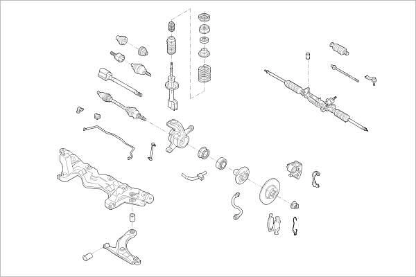 Подвеска колеса DELPHI 1425095845 UUL IF OE-FORD-000005191-F