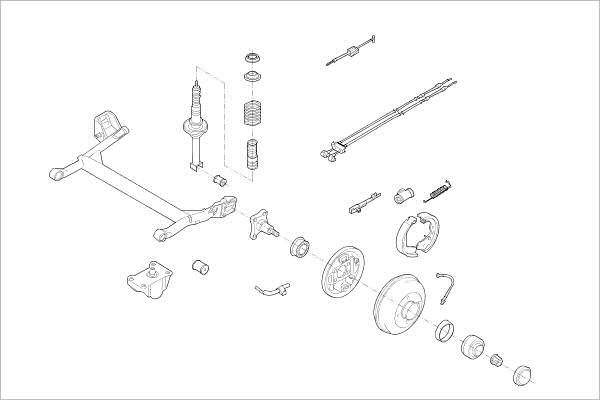 Подвеска колеса DELPHI OE-FORD-000005191-R 1425095846 B9 C5U0U