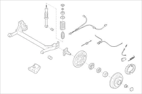 Подвеска колеса DELPHI 1425095884 OE-FORD-000005801-R 6I 3TSSF