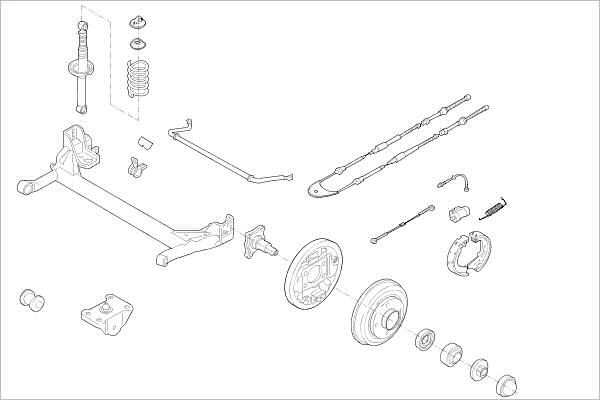 Подвеска колеса DELPHI I 4KV0 1425095936 OE-FORD-000008304-R изображение 0