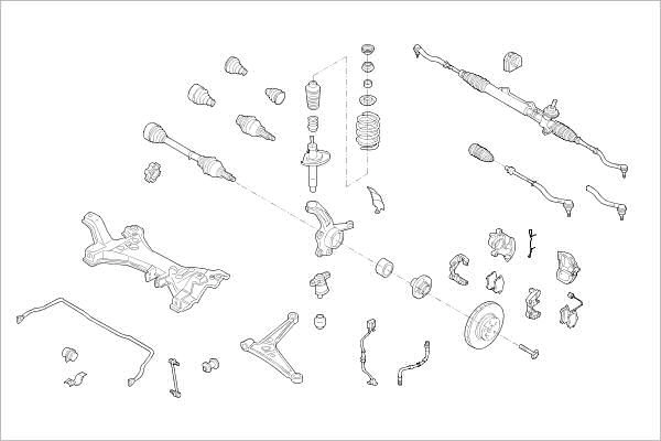 Подвеска колеса DELPHI OE-FORD-000014797-F FT S9R 1425098498