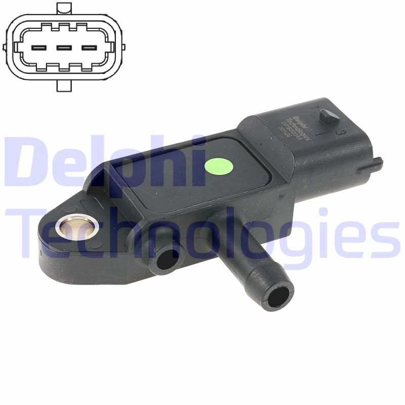 Датчик разности давлений DELPHI 1440134976 DPS00048-12B1 XMJ1 VM