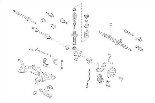 Подвеска колеса DELPHI 2GP 1GSQ OE-FORD-000015811-F 1425098560