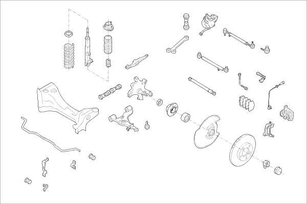 Подвеска колеса DELPHI YWO1S Y OE-MERC-000000350-F 1425098678 изображение 0