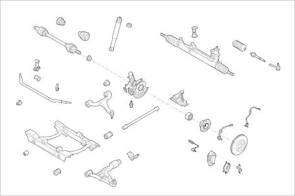 Подвеска колеса DELPHI OE-MERC-000010504-F 1425098838 M5JZ H