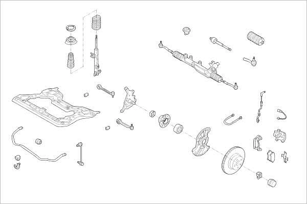 Подвеска колеса DELPHI FDV 7MYA OE-MERC-000016719-F 1425094020