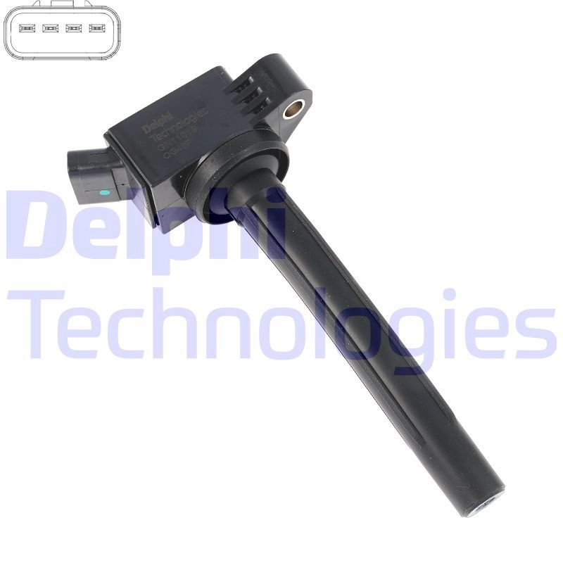 Катушка зажигания DELPHI GN11019-12B1 C SES57 1440135097 изображение 0