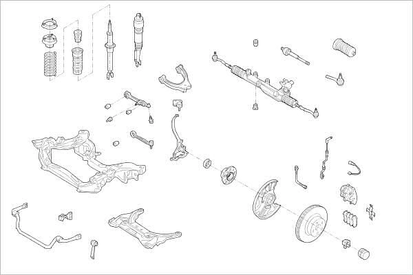Подвеска колеса DELPHI V5C0 U OE-MERC-000017165-F 1425094064