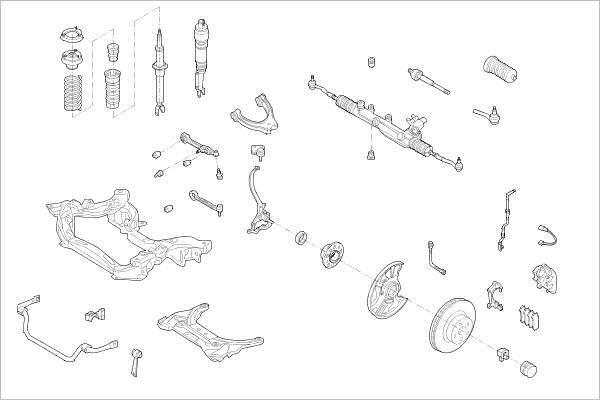 Подвеска колеса DELPHI OE-MERC-000018631-F A 3DQR3 1425094116