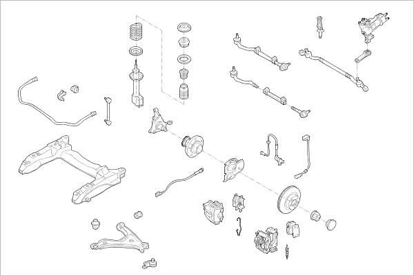 Подвеска колеса DELPHI OE-OPEL-000001221-F J5J OB2 1425094390