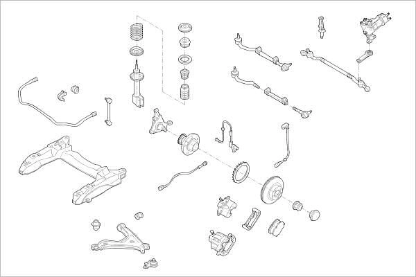 Подвеска колеса DELPHI Q81D G 1425094418 OE-OPEL-000001235-F