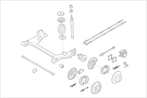 Подвеска колеса DELPHI OE-OPEL-000001817-R 1425094495 NSKZB M