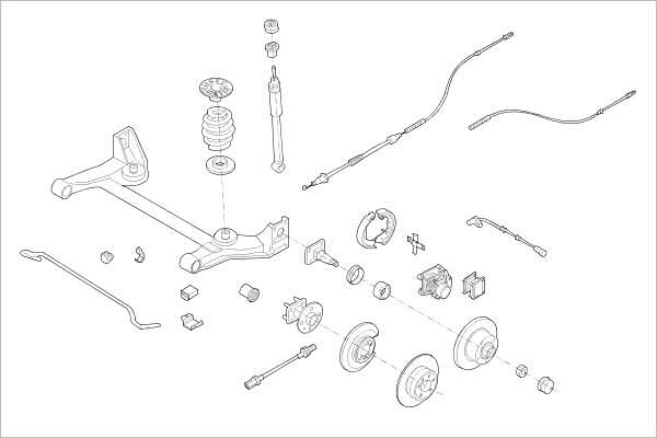 Подвеска колеса DELPHI 1425094563 U0A2 9Q OE-OPEL-000003871-R