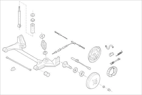 Подвеска колеса DELPHI NYO IRCS 1425094635 OE-OPEL-000005535-R