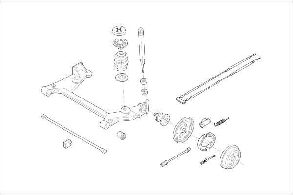 Подвеска колеса DELPHI WPHTJR A OE-OPEL-000005536-R 1425094637