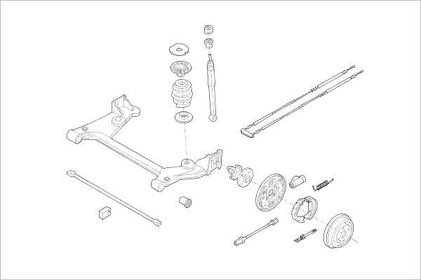 Подвеска колеса DELPHI 1425094641 B SVWHA OE-OPEL-000005538-R