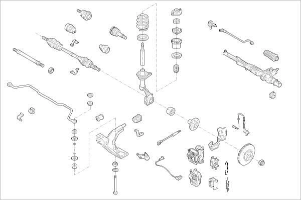 Подвеска колеса DELPHI OE-OPEL-000007173-F PRB70 GE 1425094692