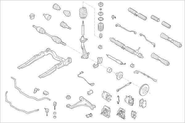 Подвеска колеса DELPHI P 4UTBIT OE-OPEL-000008581-F 1425094740