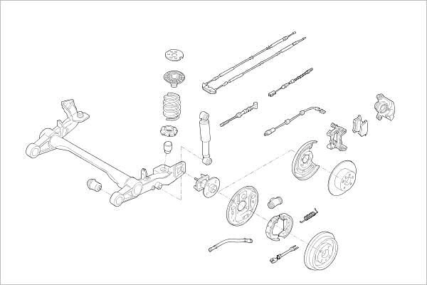 Подвеска колеса DELPHI 1425094821 OE-OPEL-000010167-R 0T 9A18
