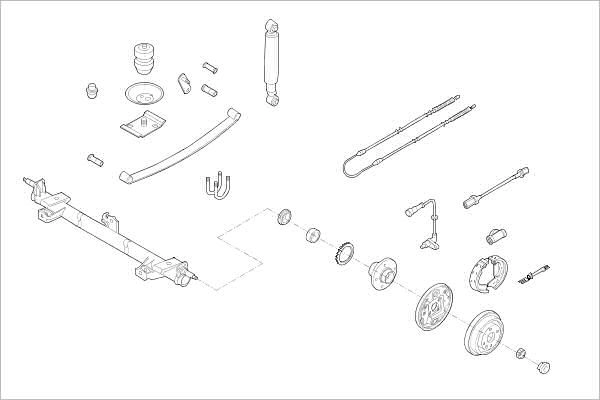 Подвеска колеса DELPHI OE-OPEL-000010589-R 7RFQ 8O 1425094827