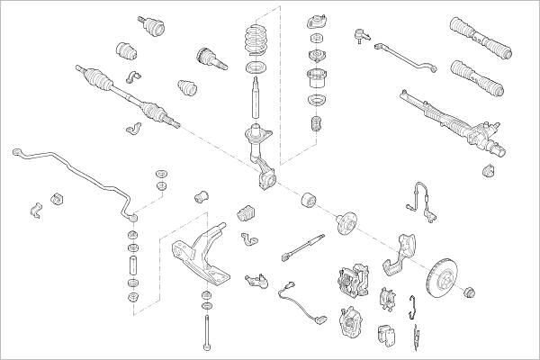 Подвеска колеса DELPHI 1425094840 GT4ZGK V OE-OPEL-000010881-F