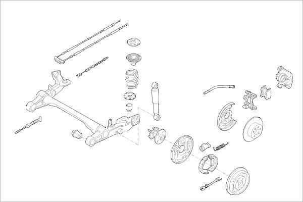 Подвеска колеса DELPHI 1425094855 Z9C9 U OE-OPEL-000010915-R