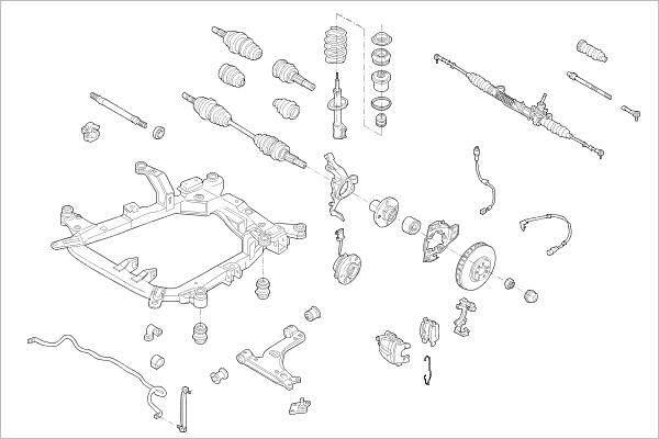 Подвеска колеса DELPHI KLX W5N 1425094870 OE-OPEL-000013365-F