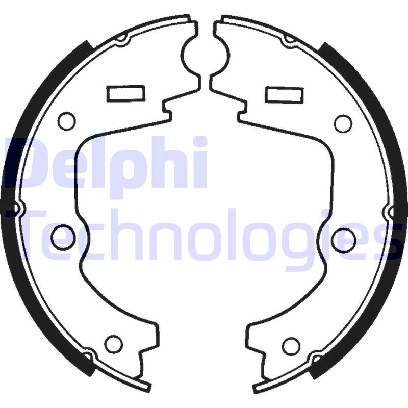 Барабанные колодки DELPHI Y4 GNEQ8 LS1199 1423298235