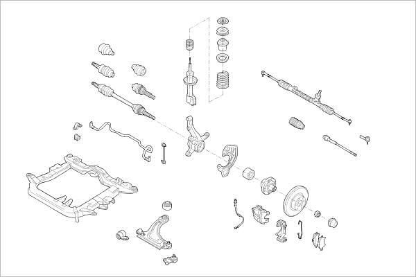 Подвеска колеса DELPHI 8S EFN OE-OPEL-000014913-F 1425094918