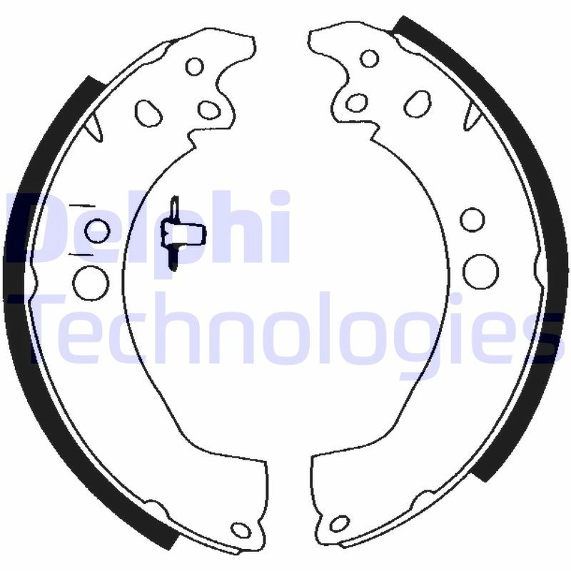 Барабанные колодки DELPHI XIL 18 1440135239 LS1389