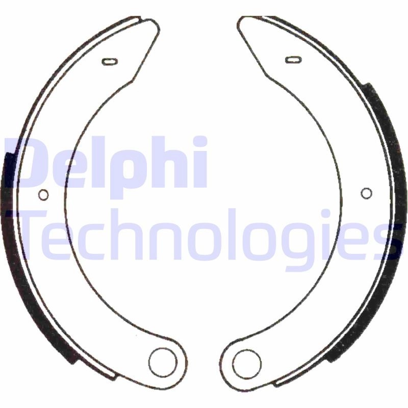 Барабанные колодки DELPHI LS1450 5012759065419 1423298243 MP1 W6M