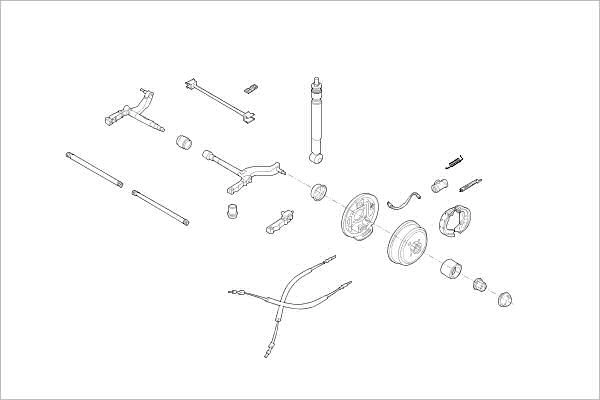 Подвеска колеса DELPHI OE-RENA-000002051-R 1425100264 2PLI PTA
