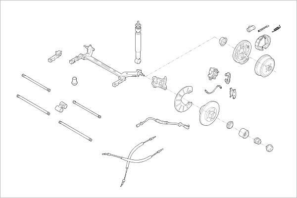 Подвеска колеса DELPHI MBN SQ 1425100272 OE-RENA-000002065-R