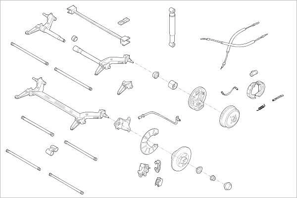Подвеска колеса DELPHI OE-RENA-000002127-R 1425100274 QD J49