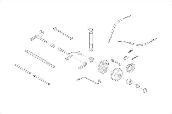 Подвеска колеса DELPHI IBR7 J OE-RENA-000005252-R 1425100304