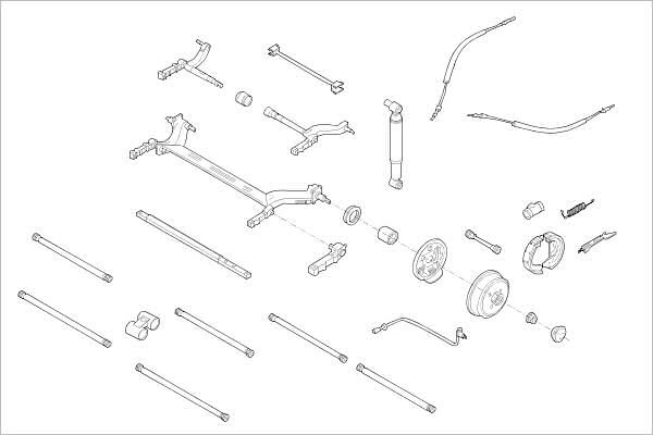 Подвеска колеса DELPHI 1425100306 OE-RENA-000005253-R WF76LH E