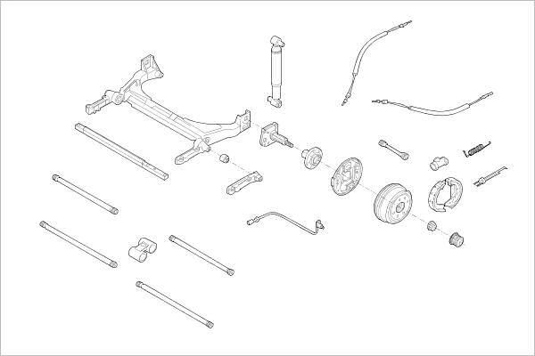 Подвеска колеса DELPHI 1425100320 N8ML PC3 OE-RENA-000005654-R