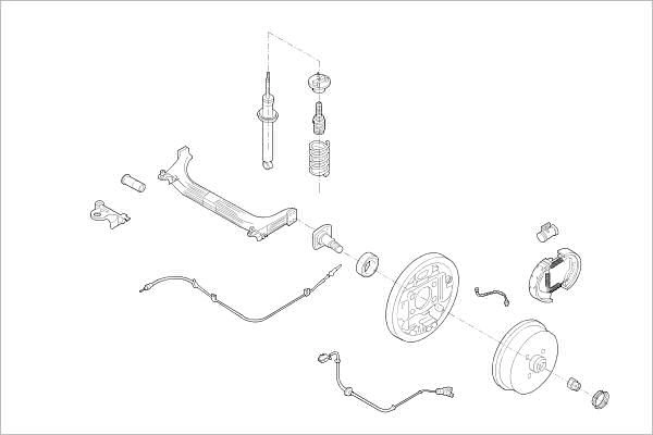 Подвеска колеса DELPHI 20 D683V 1425100330 OE-RENA-000007876-R