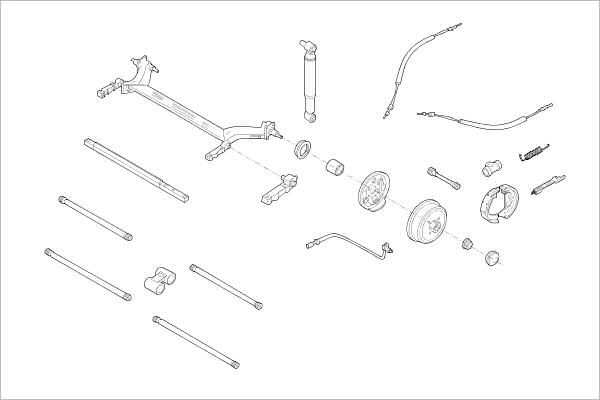 Подвеска колеса DELPHI OE-RENA-000008418-R 1425100338 RW IEWY