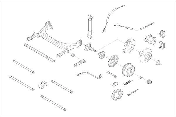 Подвеска колеса DELPHI OE-RENA-000011406-R 1425100352 0M8GY 2