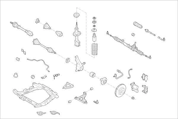 Подвеска колеса DELPHI OE-RENA-000014183-F 1425100363 W3 C90