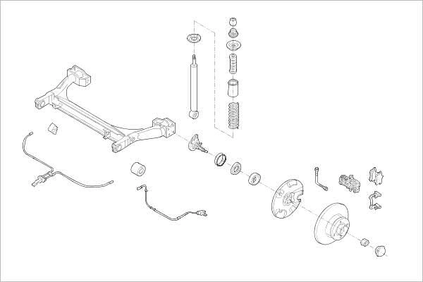 Подвеска колеса DELPHI OE-SEAT-000002916-R QILE BIH 1425100420