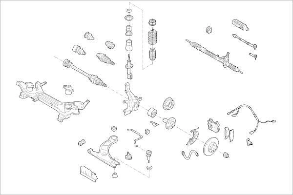Подвеска колеса DELPHI 0BBY3 Z9 OE-SEAT-000007892-F 1425100431